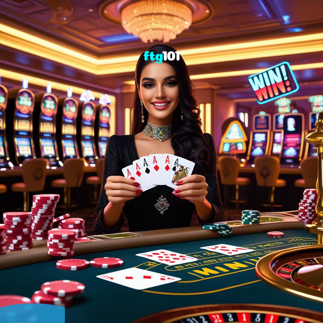 ftg101：Jogue blackjack, slots e aposte ao vivo no futebol, tudo no mesmo cassino!