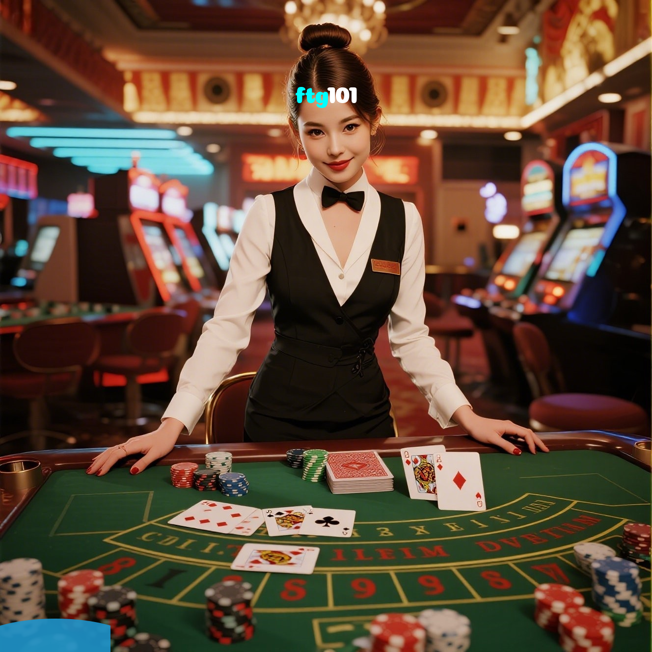 ftg101：Jogue blackjack, slots e aposte ao vivo no futebol, tudo no mesmo cassino!